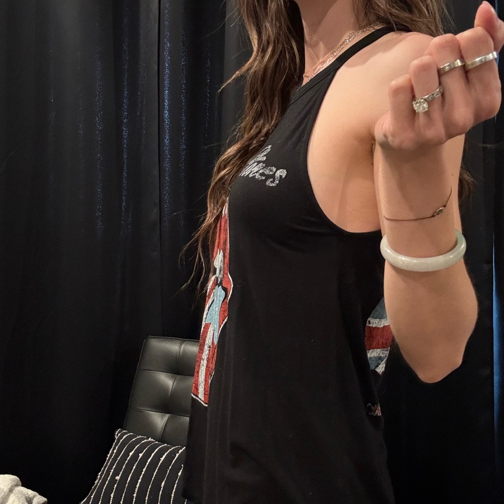 The Rolling Stones Women's Black Tank Top - Picture 3 of 5